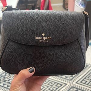 Kate Spade Black Pebbled Leather Crossbody Bag